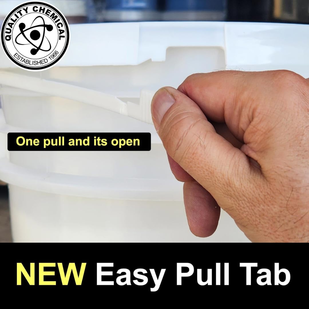 Quality Chemical Sodium Hydroxide (Caustic Soda Beads) - 40 lb Pail (Pack of 1)