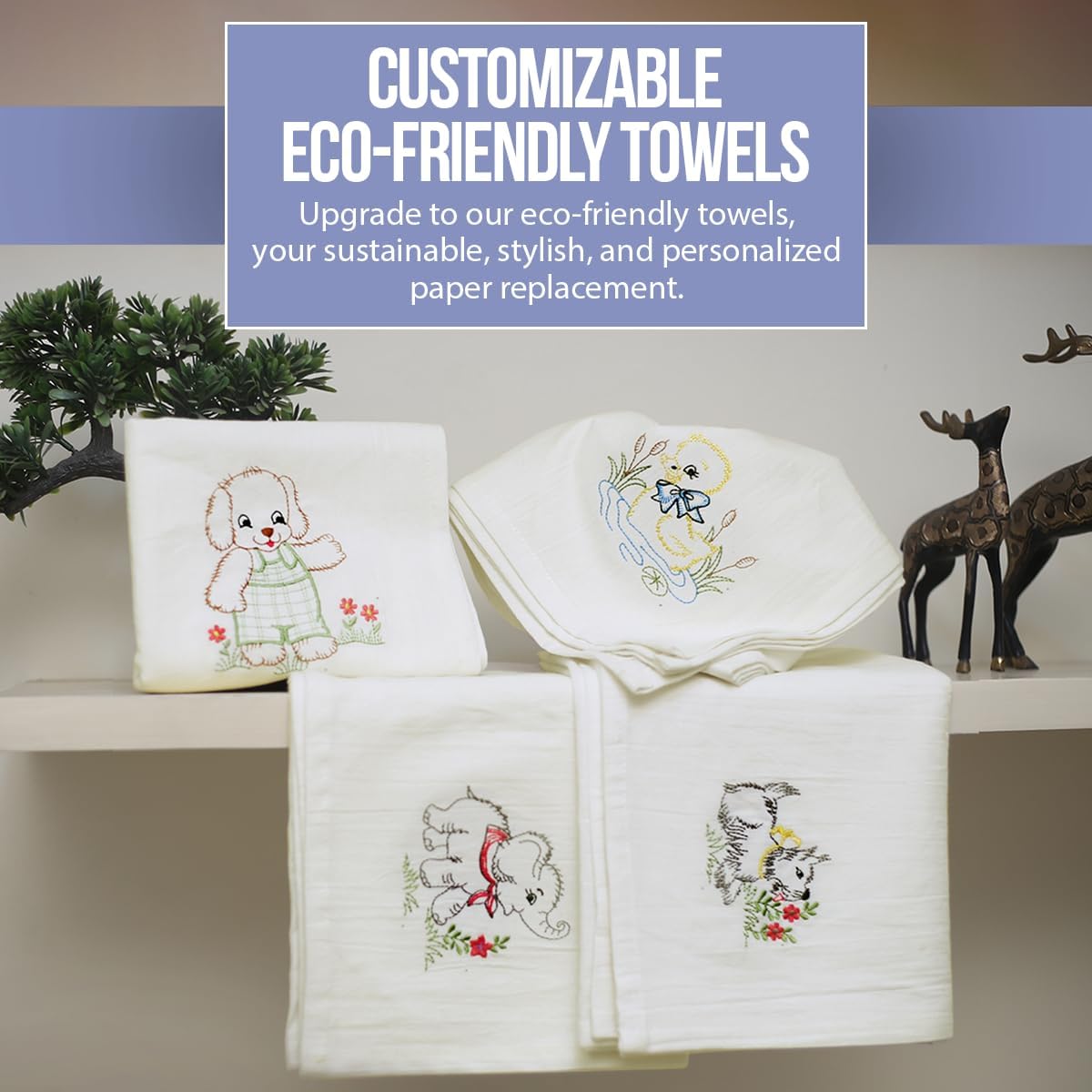 WHITEWRAP Flour Sack Towels| TeaTowel for Crafts| Kitchen Dish Cotton Blank Towel for Embroidery|Baking Bread Proofing Linen Cover| Thick Absorbent Quick Dry| 50 Pack15 x25 Natural